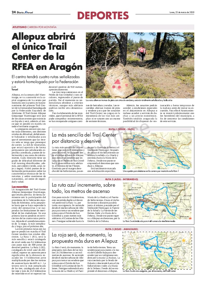 Diario de Teruel Trail Center